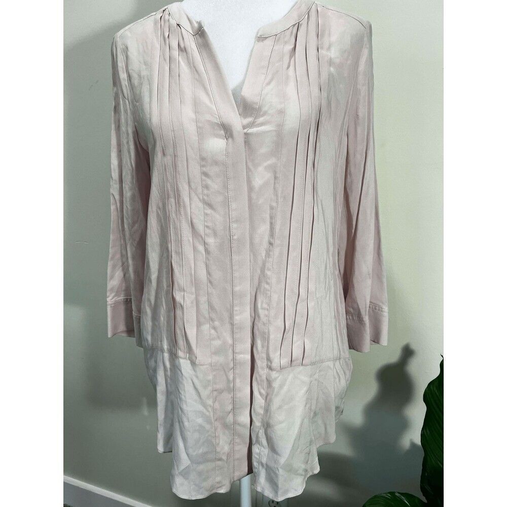 Anthropologie Maeve Blush Pullover Blouse EUC Size 4